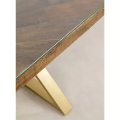 Tisch Conley Cross Brass 180X90Cm Tische