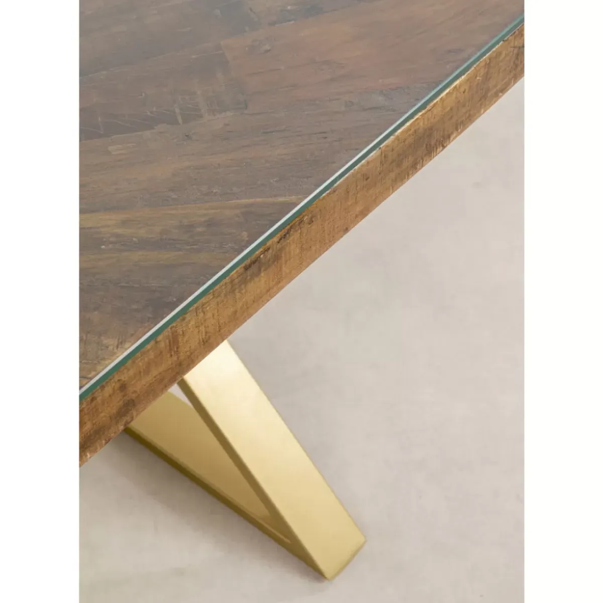Tisch Conley Cross Brass 180X90Cm Tische