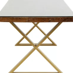Tisch Conley Cross Brass 180X90Cm Tische