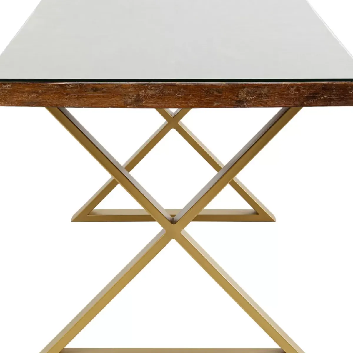 Tisch Conley Cross Brass 180X90Cm Tische
