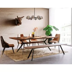 Tisch Downtown Walnuss 220X100Cm Tische