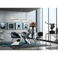Online Tisch Gloria Chrome 200X100Cm Tische
