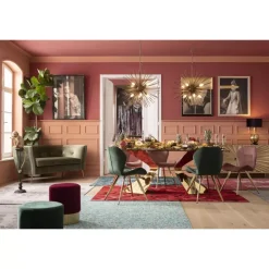 Tisch Gloria Gold 200X100Cm Tische