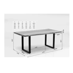 Discount Tisch Harmony Schwarz 160X80 Tische