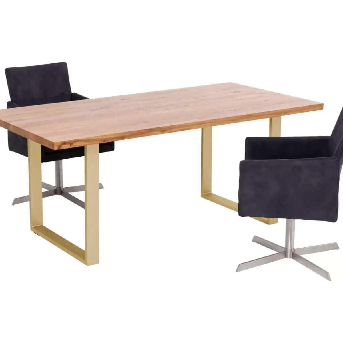 Best Tisch Jackie Eiche Messing 160X80 Tische