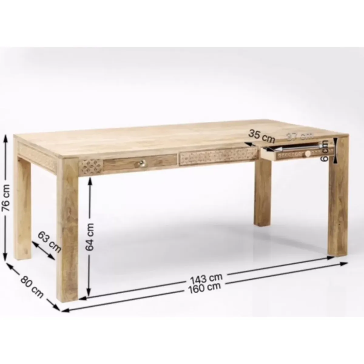 Tisch Puro Plain 160X80Cm Tische