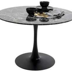 Hot Tisch Schickeria Marmor Schwarz O110Cm Tische