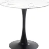 New Tisch Schickeria Marmor Weis Schwarz O80Cm Tische
