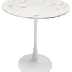 Tisch Schickeria Marmoroptik Weis O80Cm Tische