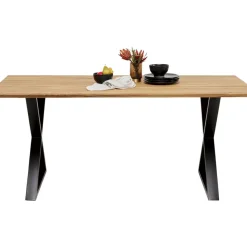 Discount Tisch Symphony Eiche Cross Schwarz 200X100Cm Tische