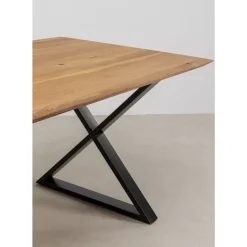 Sale Tisch Symphony Eiche Cross Schwarz 180X90Cm Tische
