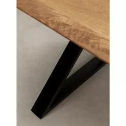 Sale Tisch Symphony Eiche Cross Schwarz 180X90Cm Tische