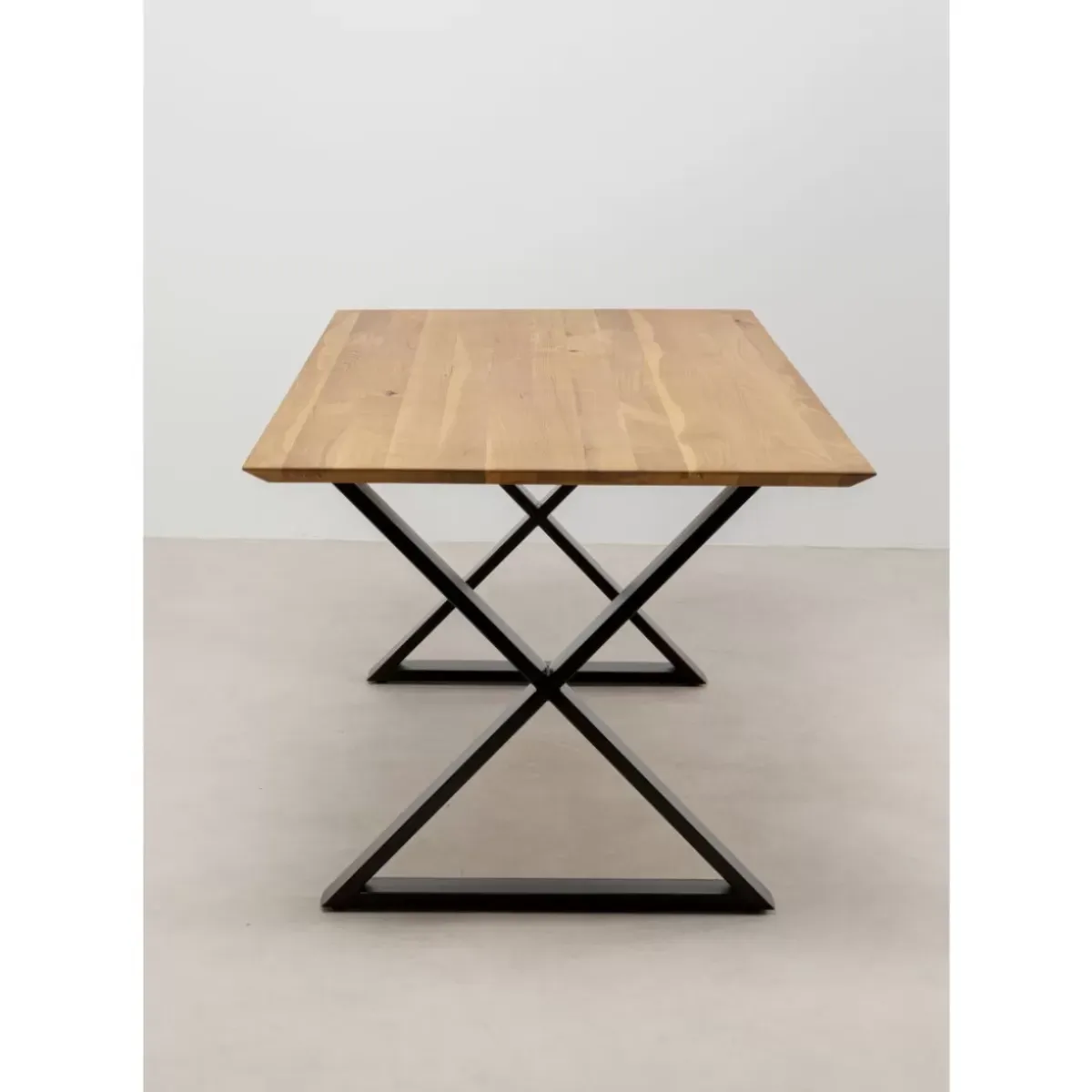Sale Tisch Symphony Eiche Cross Schwarz 180X90Cm Tische