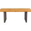 Discount Tisch Symphony Eiche Rohstahl 180X90 Tische