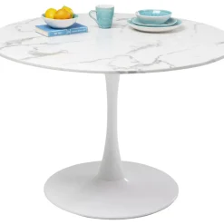 Hot Tisch Veneto Marmor Weis O110Cm Tische