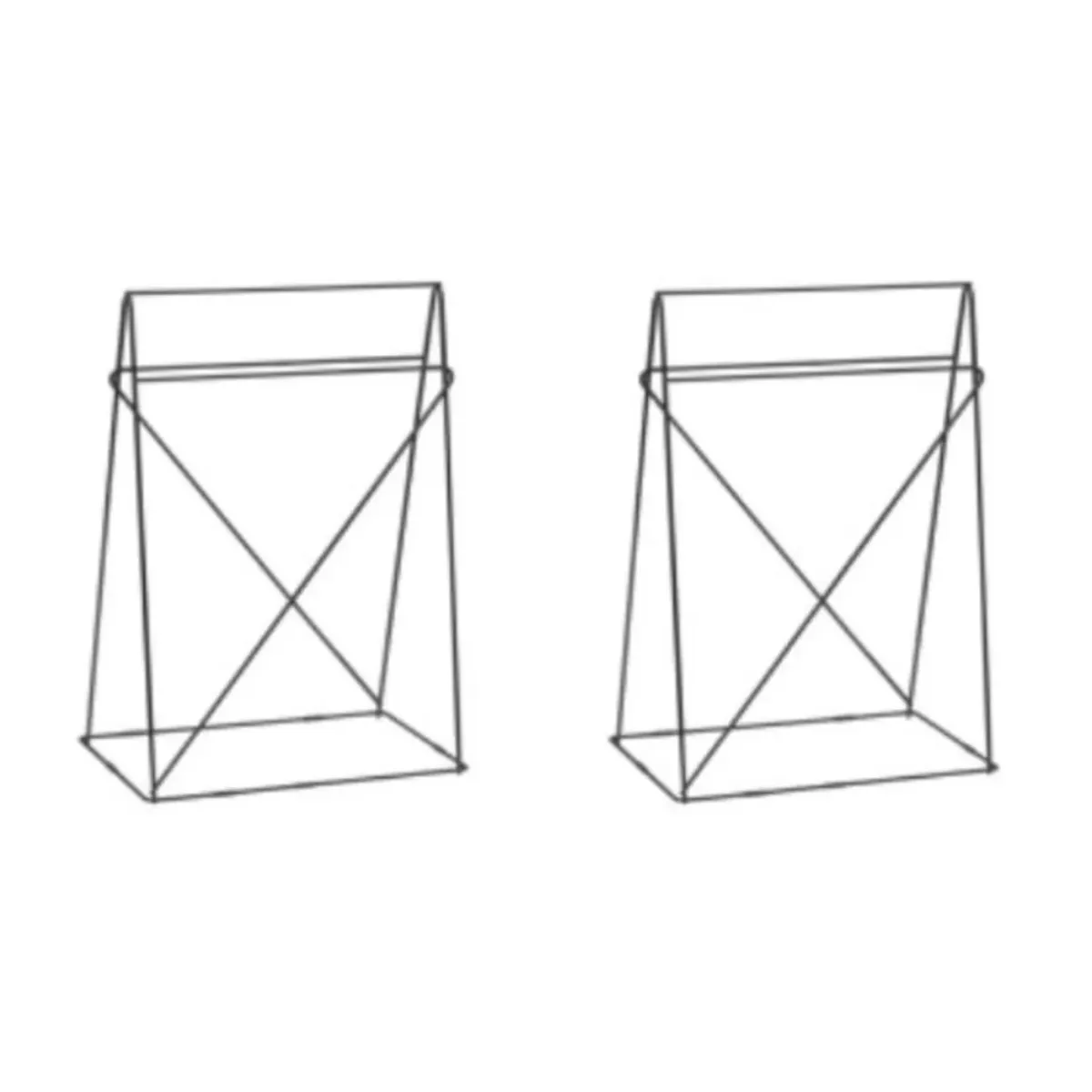 Online Tischbock Polar (Paar) Schwarz 31X49Cm Tische
