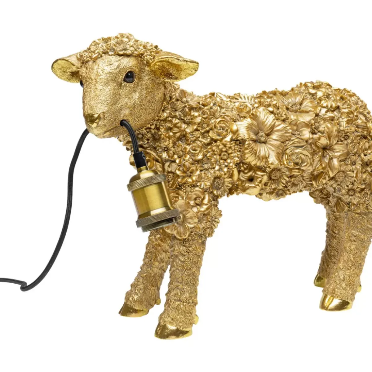 Discount Tischleuchte Animal Flower Sheep Gold 36Cm Tischleuchten