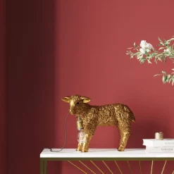 Discount Tischleuchte Animal Flower Sheep Gold 36Cm Tischleuchten