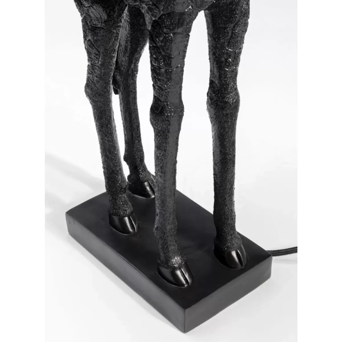 Discount Tischleuchte Animal Giraffe Matt Schwarz Tischleuchten