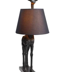 Discount Tischleuchte Animal Giraffe Matt Schwarz Tischleuchten