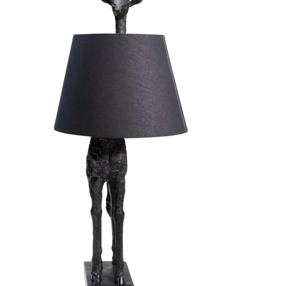 Discount Tischleuchte Animal Giraffe Matt Schwarz Tischleuchten