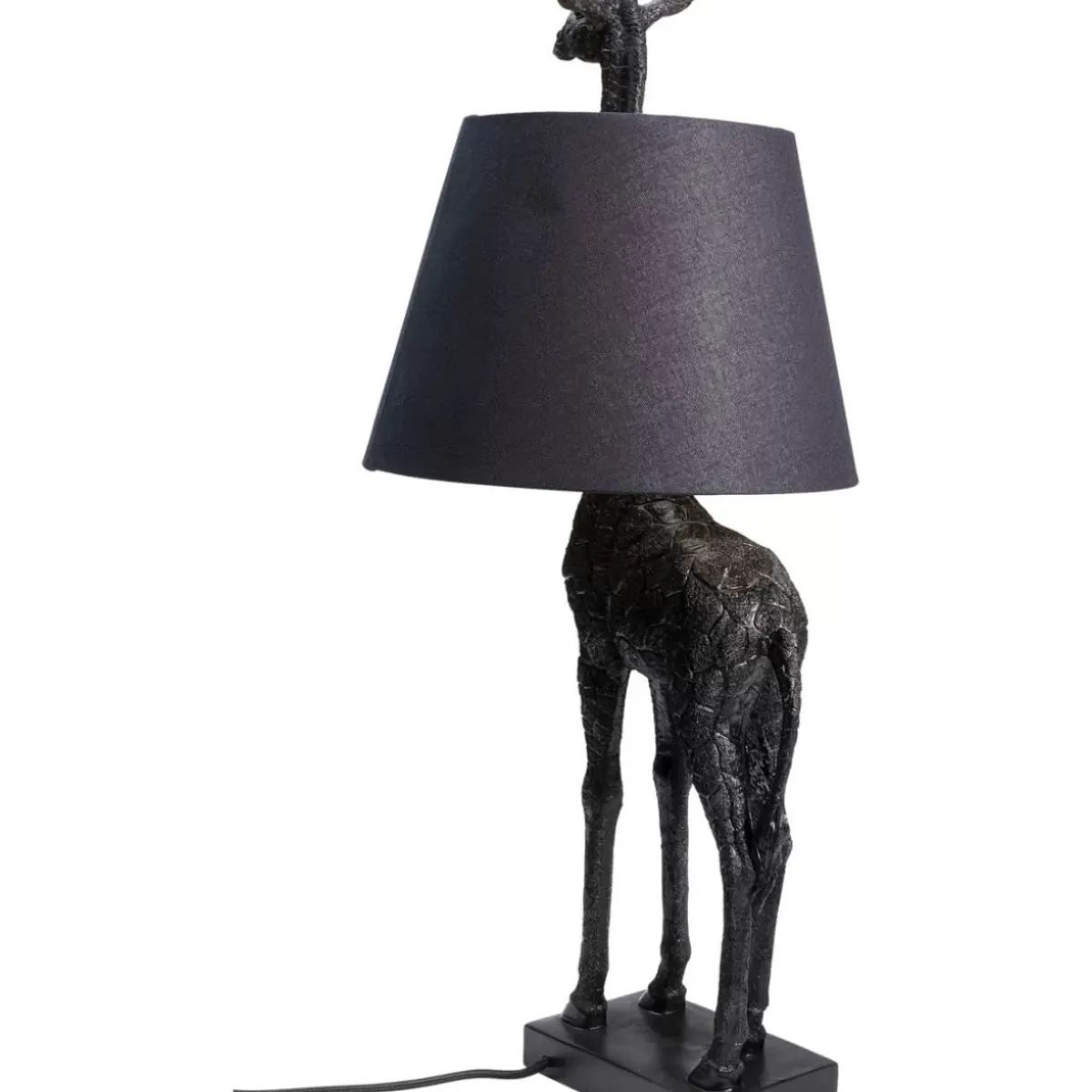 Discount Tischleuchte Animal Giraffe Matt Schwarz Tischleuchten