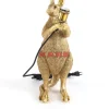 Clearance Tischleuchte Animal Kangaroo Gold 46Cm Tischleuchten