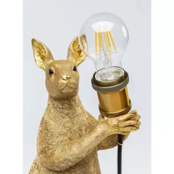 Clearance Tischleuchte Animal Kangaroo Gold 46Cm Tischleuchten