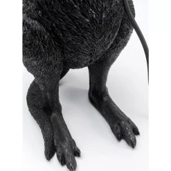 Outlet Tischleuchte Animal Kangaroo Schwarz Matt 46Cm Tischleuchten