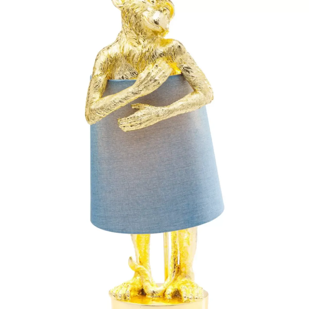 Online Tischleuchte Animal Monkey Gold Blau Tischleuchten