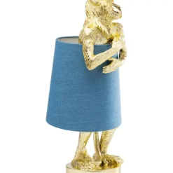 Online Tischleuchte Animal Monkey Gold Blau Tischleuchten