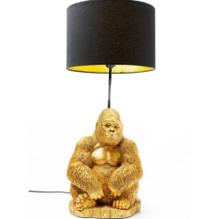 Discount Tischleuchte Animal Monkey Gorilla Gold Tischleuchten