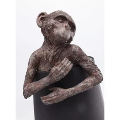 New Tischleuchte Animal Monkey Braun Schwarz Tischleuchten