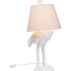 New Tischleuchte Animal Ostrich Weis 66Cm Tischleuchten