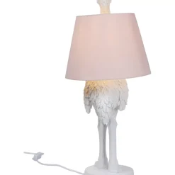 New Tischleuchte Animal Ostrich Weis 66Cm Tischleuchten