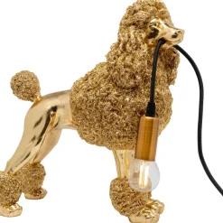 Online Tischleuchte Animal Poodle Gold 32Cm Tischleuchten