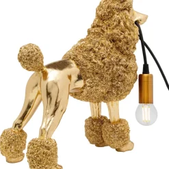 Online Tischleuchte Animal Poodle Gold 32Cm Tischleuchten