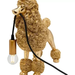 Online Tischleuchte Animal Poodle Gold 32Cm Tischleuchten