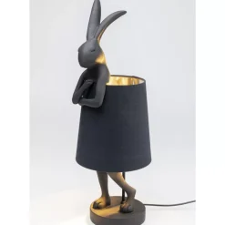 Sale Tischleuchte Animal Rabbit Matt Schwarz 68Cm Tischleuchten