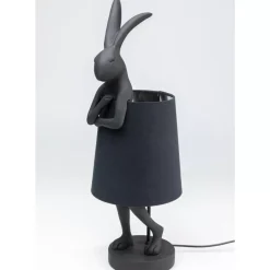 Sale Tischleuchte Animal Rabbit Matt Schwarz 68Cm Tischleuchten