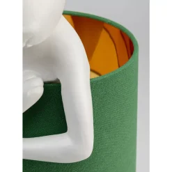 Clearance Tischleuchte Animal Rabbit Weis/Grun 68Cm Tischleuchten