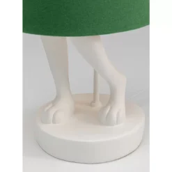 Clearance Tischleuchte Animal Rabbit Weis/Grun 68Cm Tischleuchten