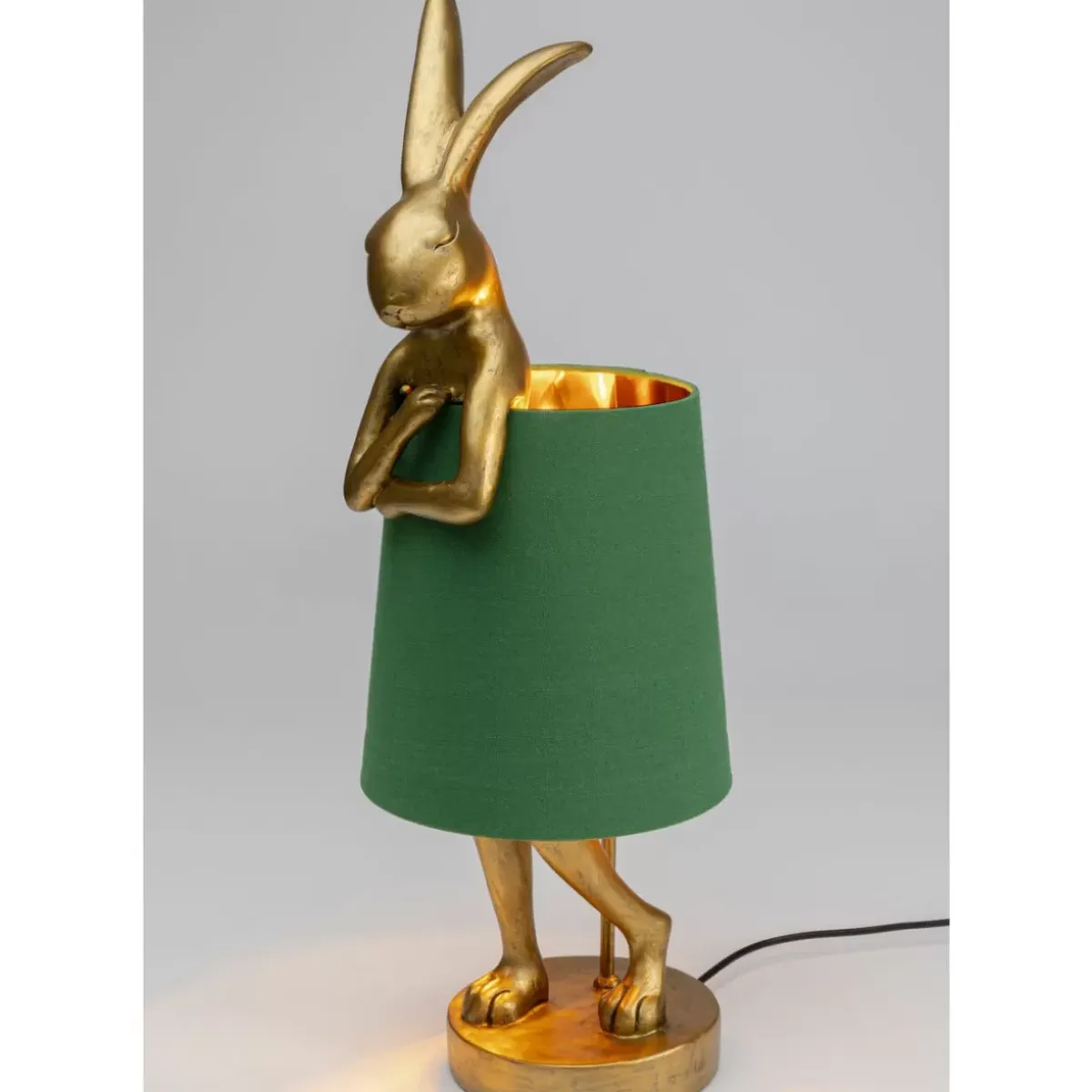 Best Tischleuchte Animal Rabbit Gold/Grun 68Cm Tischleuchten