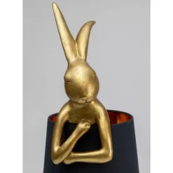 Best Tischleuchte Animal Rabbit Gold/Schwarz 68Cm Tischleuchten