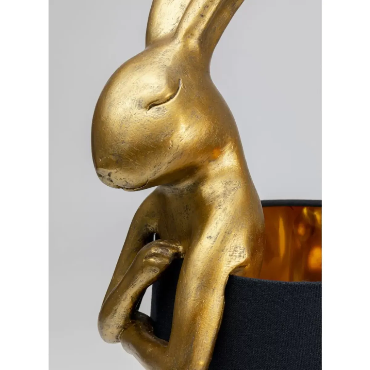 Best Tischleuchte Animal Rabbit Gold/Schwarz 68Cm Tischleuchten