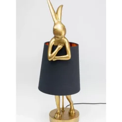 Best Tischleuchte Animal Rabbit Gold/Schwarz 68Cm Tischleuchten