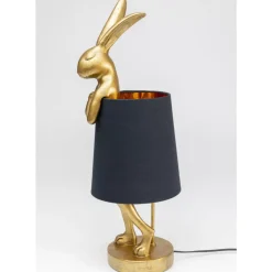 Best Tischleuchte Animal Rabbit Gold/Schwarz 68Cm Tischleuchten