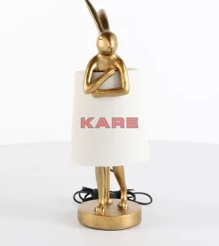 Online Tischleuchte Animal Rabbit Gold/Weis 50Cm Tischleuchten