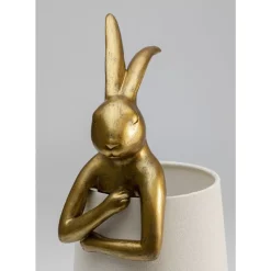 Online Tischleuchte Animal Rabbit Gold/Weis 50Cm Tischleuchten