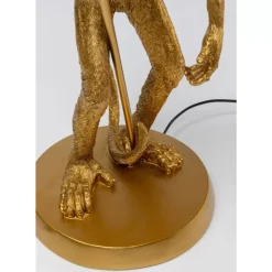 Clearance Tischleuchte Animal Standing Monkey Gold 51Cm Tischleuchten